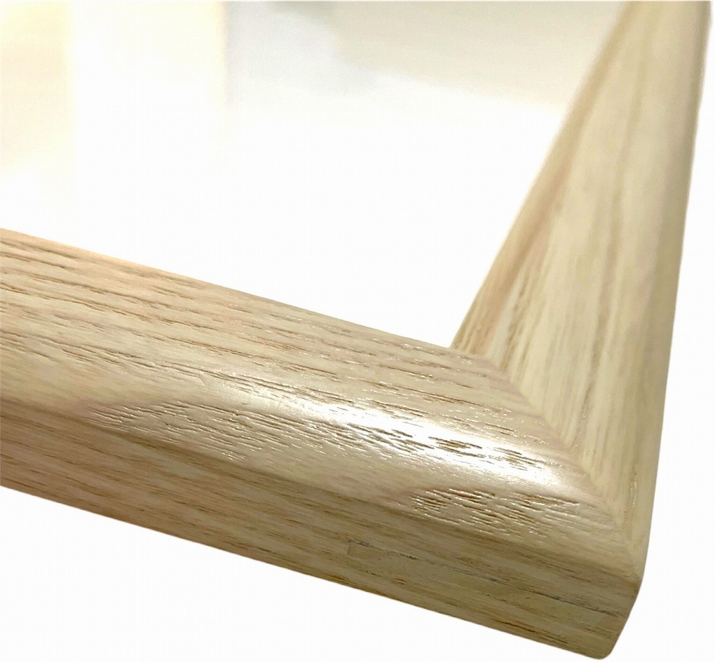 ◆◇【売り切り在庫処分】　未使用 / 額縁 / アッシュ 白①/ 半切 / 紙作品用 / ◇◆_画像3