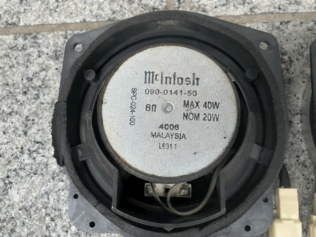 ★☆後期 スバル レガシー BL5BP5BP9 LEGACY用純正オプションマッキントッシュ サイドスピーカー フロント2/2☆★_画像5