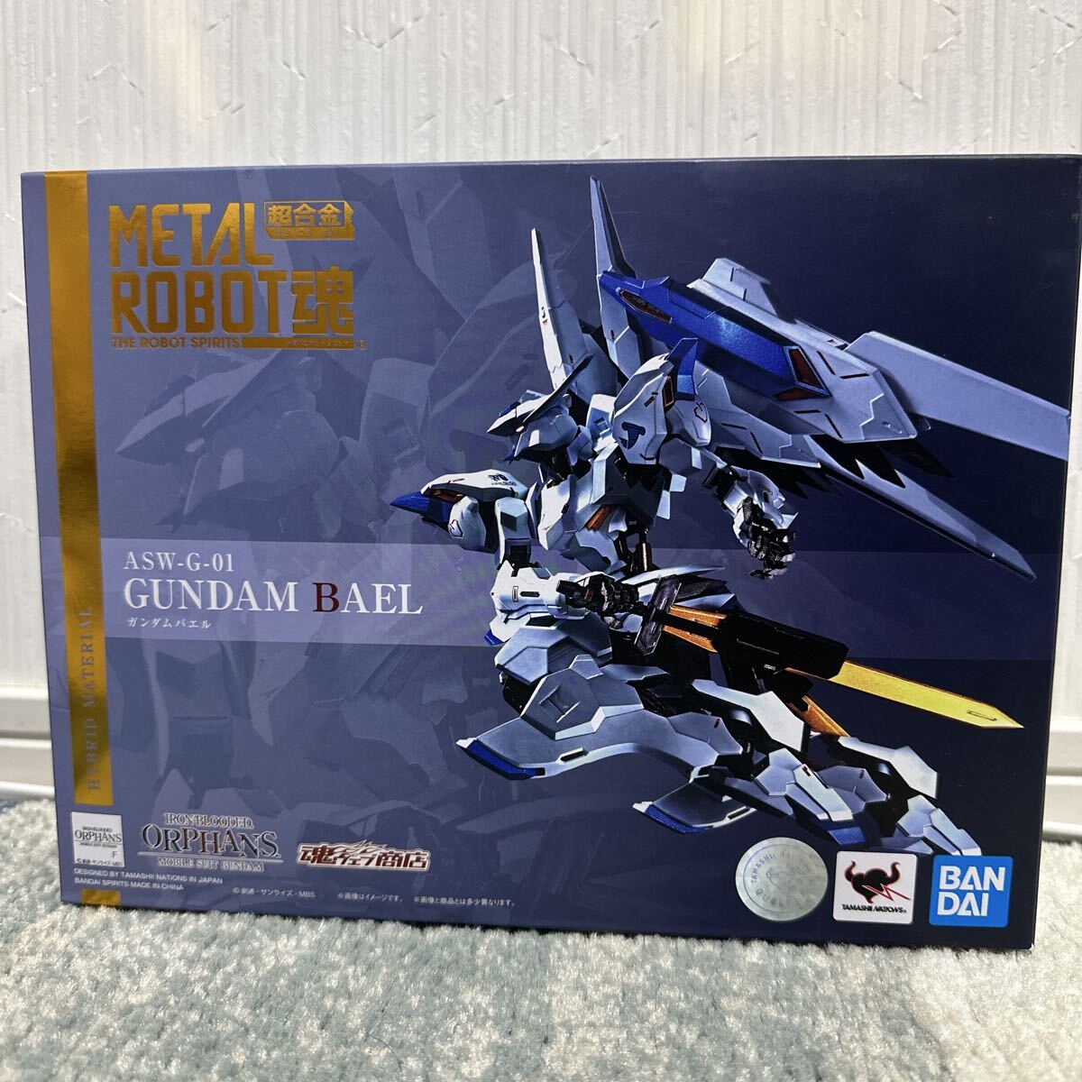 METAL ROBOT魂 ガンダムバエル 機動戦士ガンダム鉄血のオルフェンズ 正規品 BANDAI TAMASHII NATIONS メタルビルド 超合金 _画像1