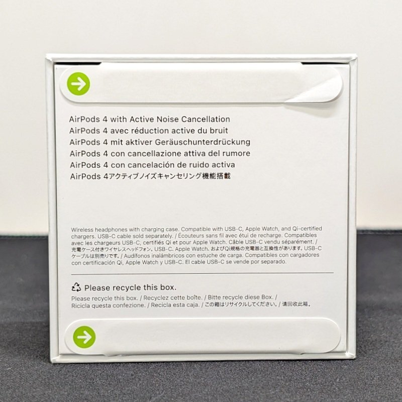 ★【Apple】AirPods4 /未開封/ MXP93J/A /エアーポッズ/アップル/ワイヤレスイヤホン/本体/ab5589_画像2