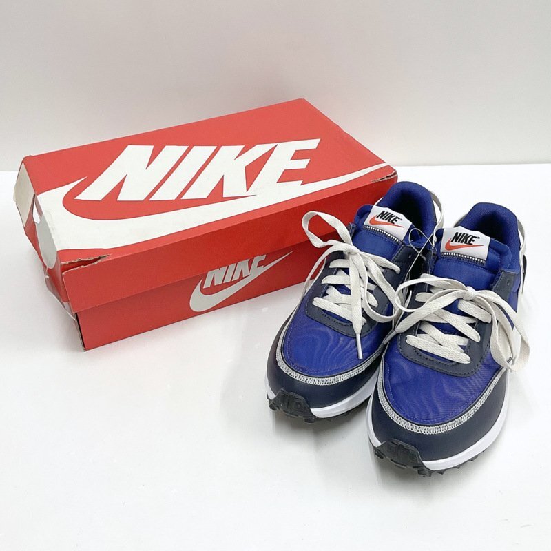 【タグ付き未使用品】NIKE ナイキ ワッフル デビュー SE カジュアルシューズ FB7217-400 紺色 25cm/スニーカー/oj0048_画像1