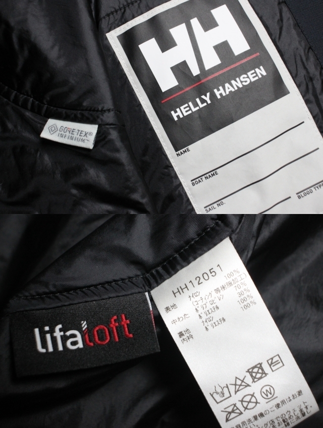 【美品】HELLY HANSEN(ヘリーハンセン)◆タクティシャン リファロフト ジャケット L ゴアテックス インフィニアム_画像10