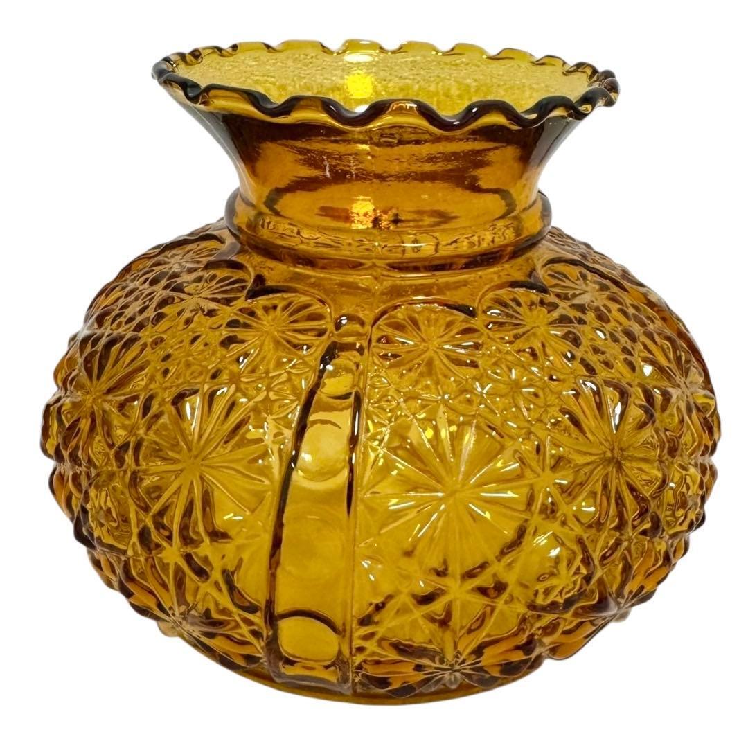 希少 美品 コールマン coleman CQ ビンテージ テーブルランプ ランタン 琥珀 ガラス シェード_画像2