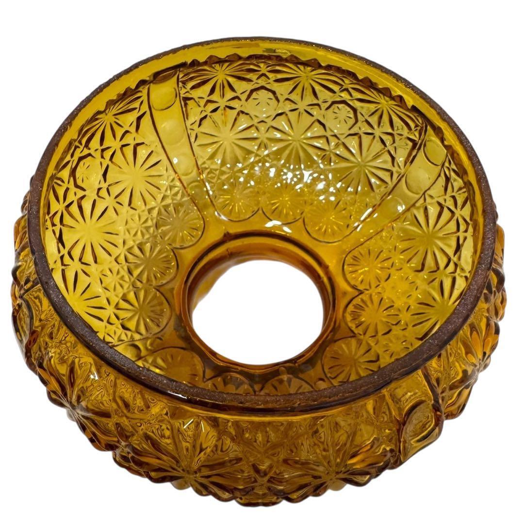 希少 美品 コールマン coleman CQ ビンテージ テーブルランプ ランタン 琥珀 ガラス シェード_画像7