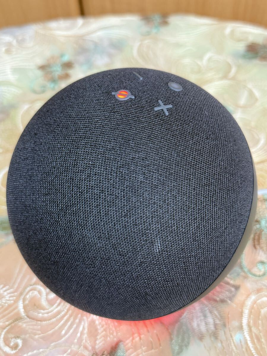Amazon Echo エコー スマートスピーカーwith Alexa L4S3RE Alexa 通電確認済み_画像3