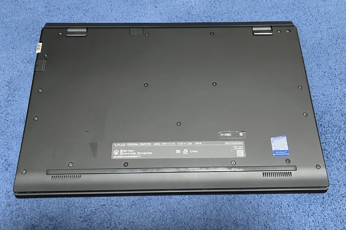 バイオ VAIO Pro PK（VJPK11C11N）Core i7-8565U 1.80GHz 第8世代/メモリ8GB/14インチ フルHD ※SSD・OSなし_画像3