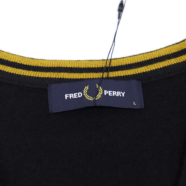 FRED PERRY ( Fred Perry ) K9600 CLASSIC V NECK JUMPER V шея свитер FP522 795NAVYL