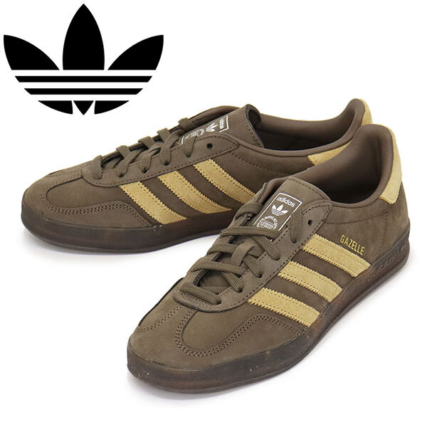 adidas ( Adidas ) JQ8386 GAZELLE INDOOR спортивные туфли cargo Brown / золотой бежевый / foot одежда белый AD33924.0cm