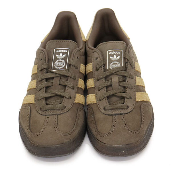 adidas ( Adidas ) JQ8386 GAZELLE INDOOR спортивные туфли cargo Brown / золотой бежевый / foot одежда белый AD33924.0cm