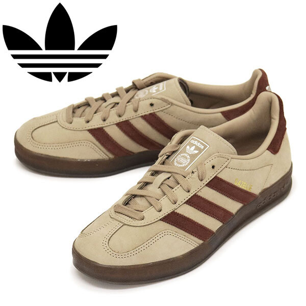 adidas ( Adidas ) JQ8387 GAZELLE INDOOR спортивные туфли to гонки хаки / лиса Brown / foot одежда белый AD34023.5cm
