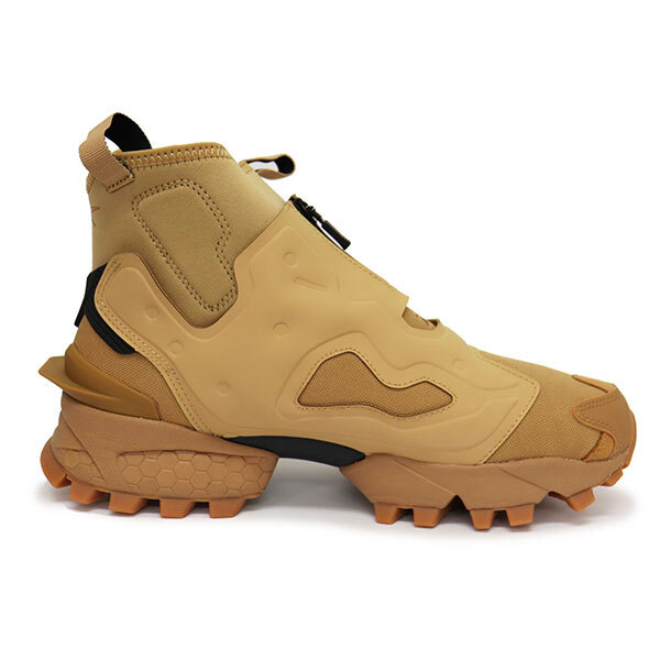 Reebok (リーボック) 100230819 INSTAPUMP FURY MID インスタポンプフューリー ミッド キャメル RB14127.5cm_画像4