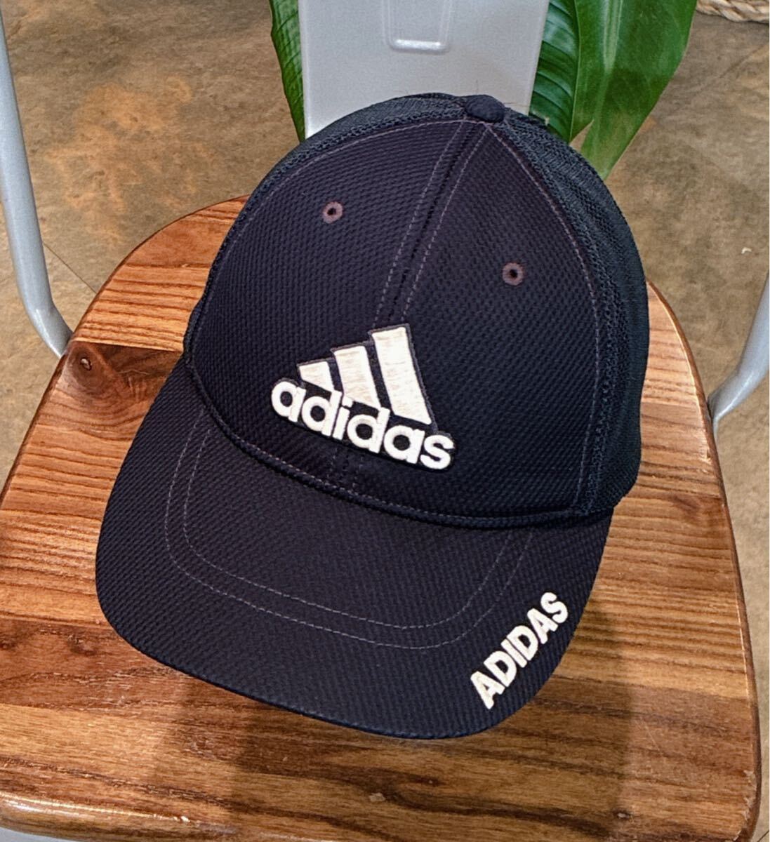 ADIDAS／テーラーメイドゴルフ／メッシュキャップ　ネイビー　サイズ表示57〜59㌢_画像3