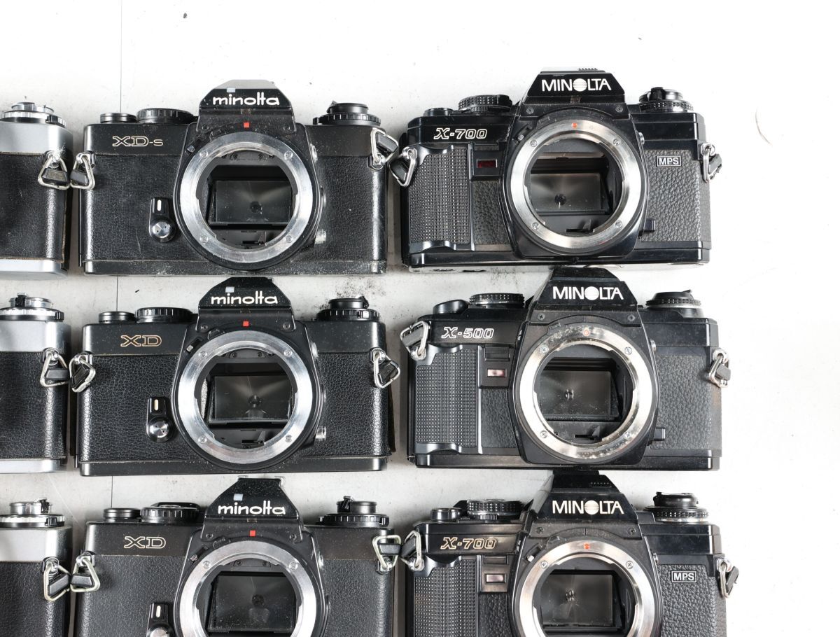 702 12点まとめ MINOLTA ミノルタ X-700 X-500 XD-S XD 他 MF一眼レフカメラ まとめ まとめて 大量セット 送料1500円_画像2
