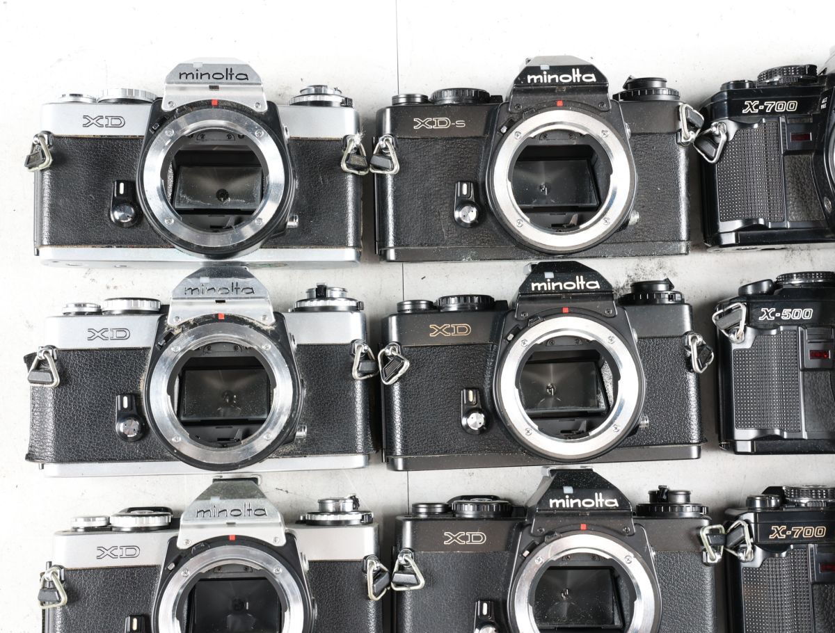 702 12点まとめ MINOLTA ミノルタ X-700 X-500 XD-S XD 他 MF一眼レフカメラ まとめ まとめて 大量セット 送料1500円_画像4