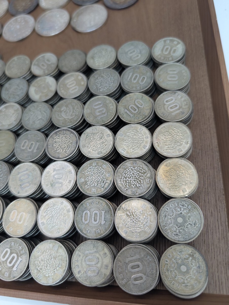 百円 650枚 千円 9枚 額面74000円 稲穂 鳳凰 東京オリンピック 古銭 銀貨 アンティーク コレクション 貨幣 大量 まとめ_画像5