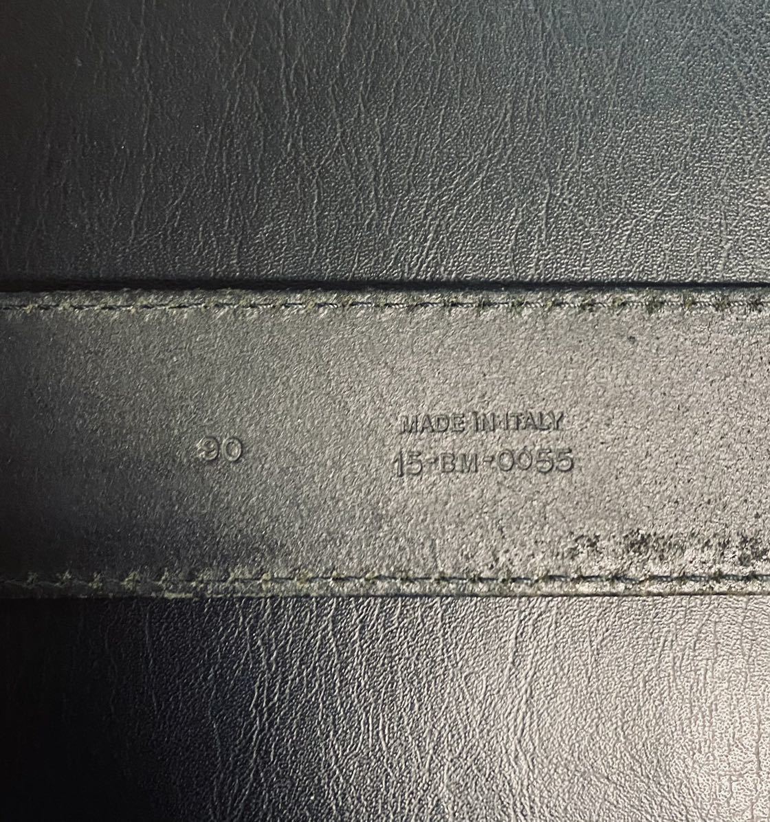 正規品 05 DIOR HOMME Hバックル ベルト ディオールオム エディスリマン クリス バルマン デカルナン サンローランパ_画像6