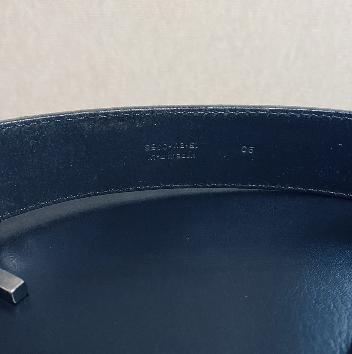 正規品 05 DIOR HOMME Hバックル ベルト ディオールオム エディスリマン クリス バルマン デカルナン サンローランパ_画像5