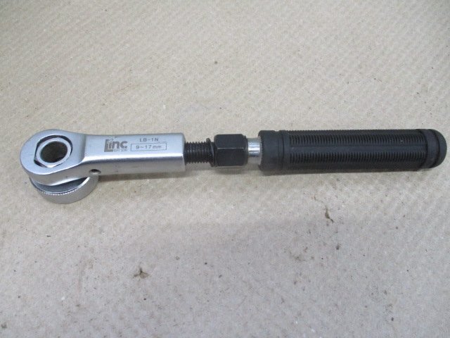 中古品 ライト精機 バイスレンチ 9~17mm LB-1N コ-40_画像1