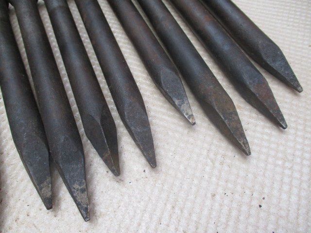 中古品　エアーチッパー用　ブルポイント　20本　６角軸　②（H-100）_画像4