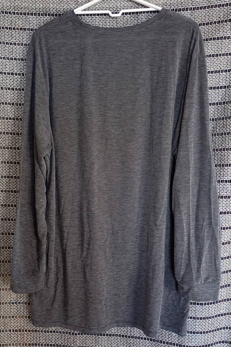 GU　ヒートスタイル　長袖　XL　グレー_画像2