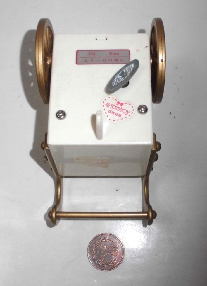 X390 Showa / retro tomboy музыкальная шкатулка фрукты Wagon / Cart / ручная тележка 