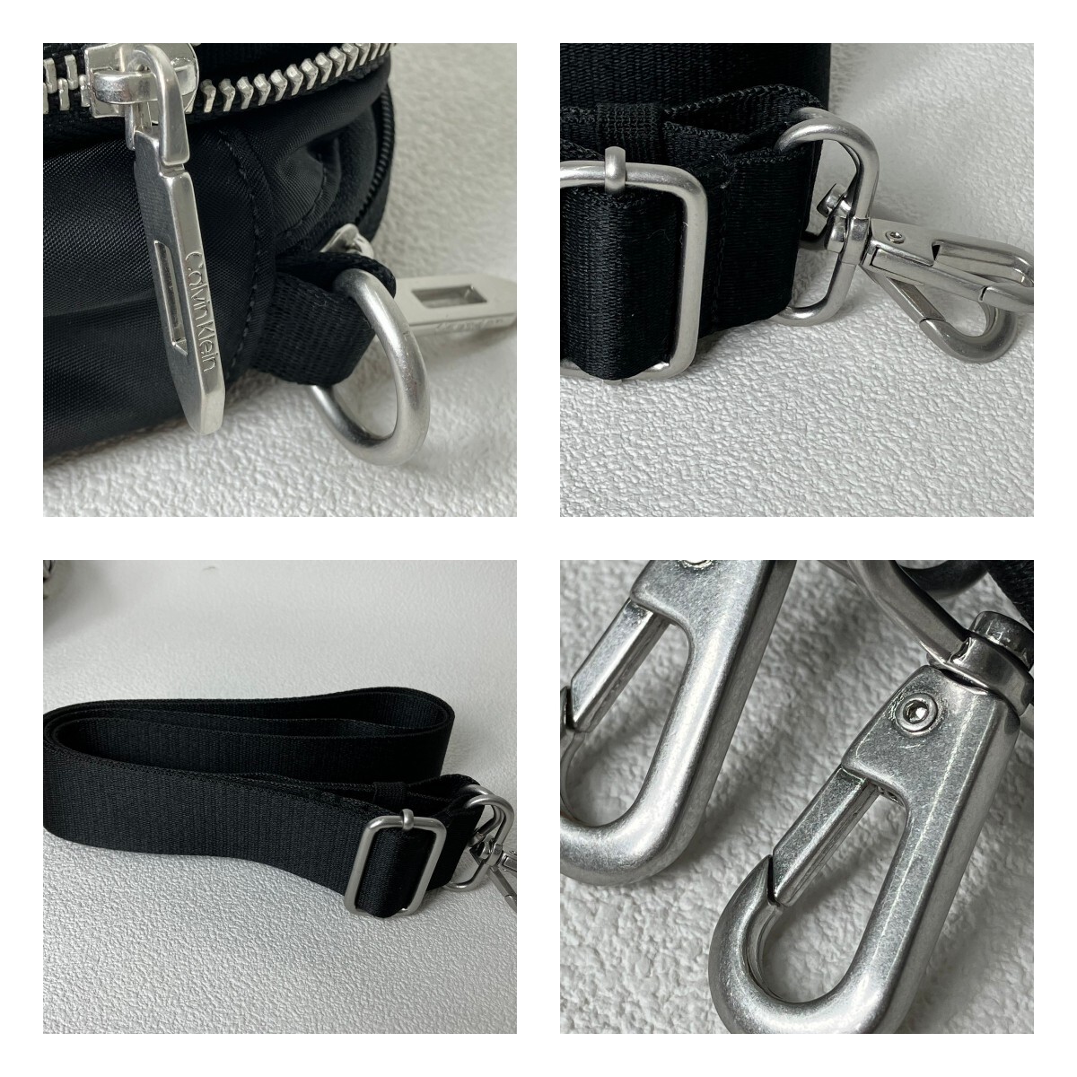 [ прекрасный товар ] Calvin Klein сумка на плечо парусина черный 