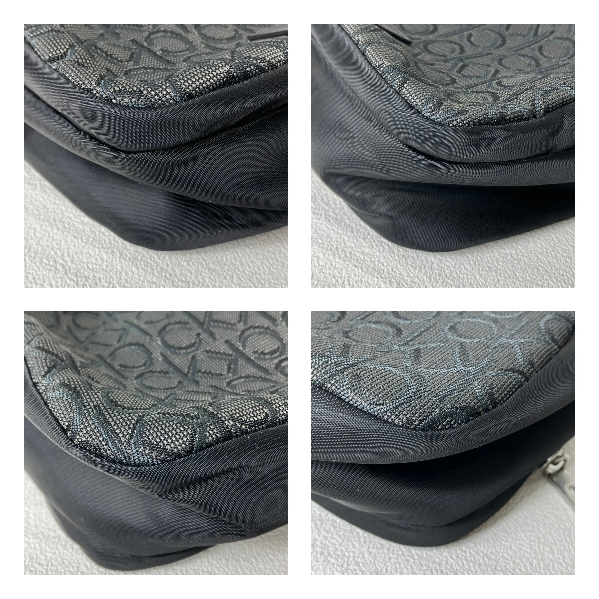 [ прекрасный товар ] Calvin Klein сумка на плечо парусина черный 