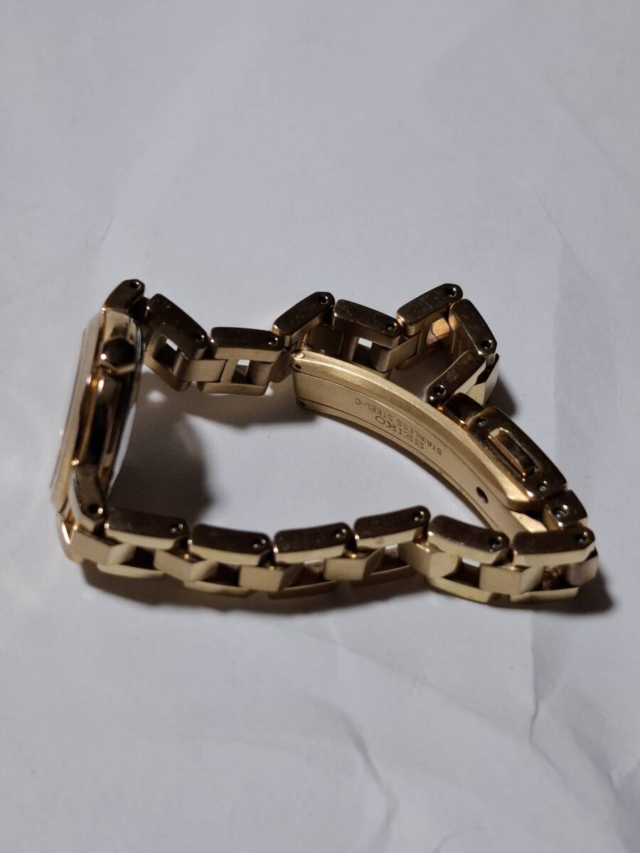 ★SEIKO★ルキア★LK★電波ソーラー★稼働品★文字盤ピンク色★_画像7