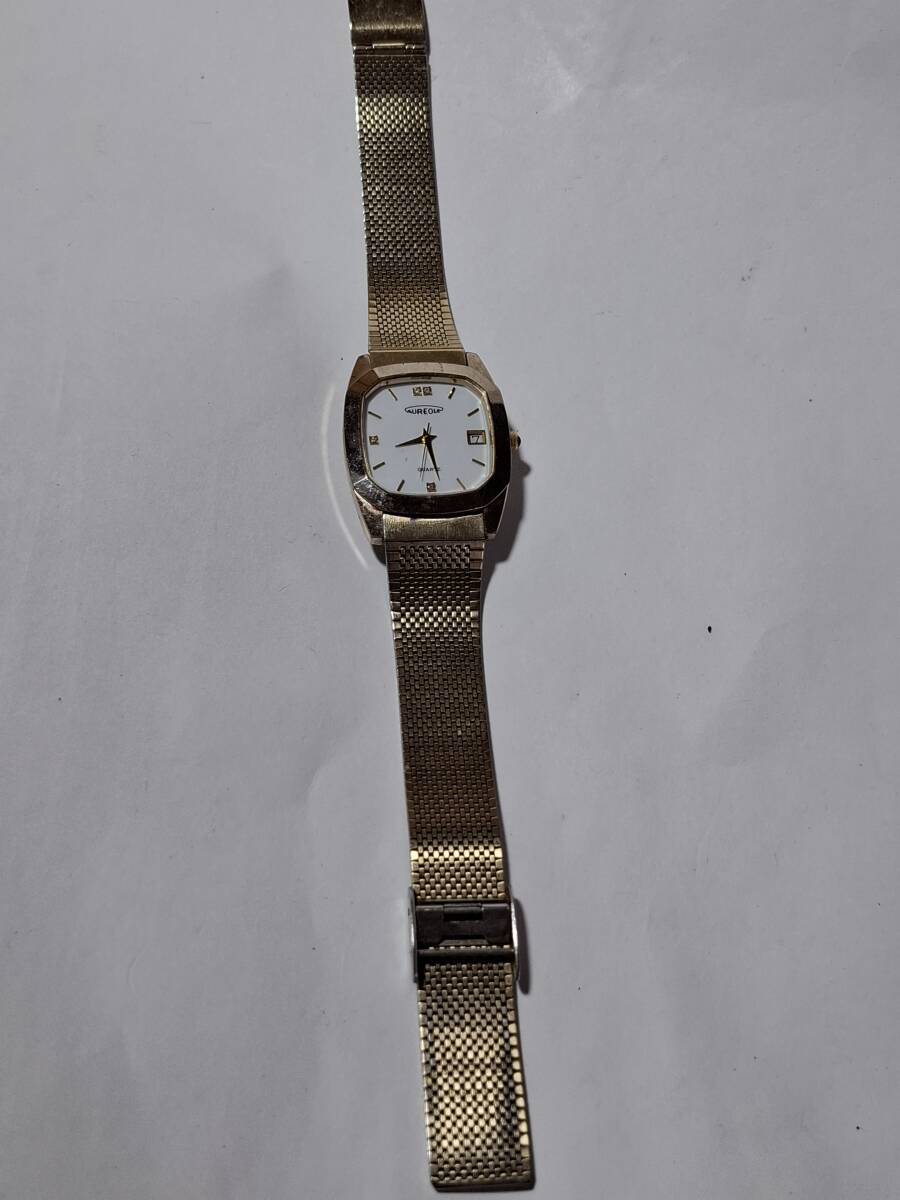 ★AUREOLE★オレオール★ダイヤモンド★メンズ腕時計★新品電池交換済み★稼働品★_画像4