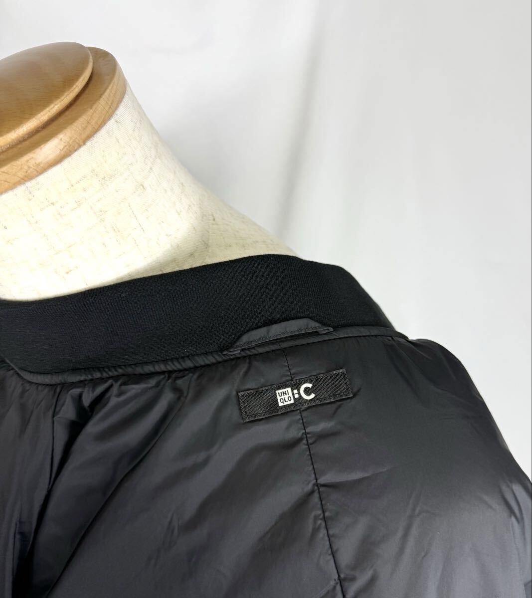 新作　UNIQLO C ユニクロ　ボマージャケット　BK_画像9