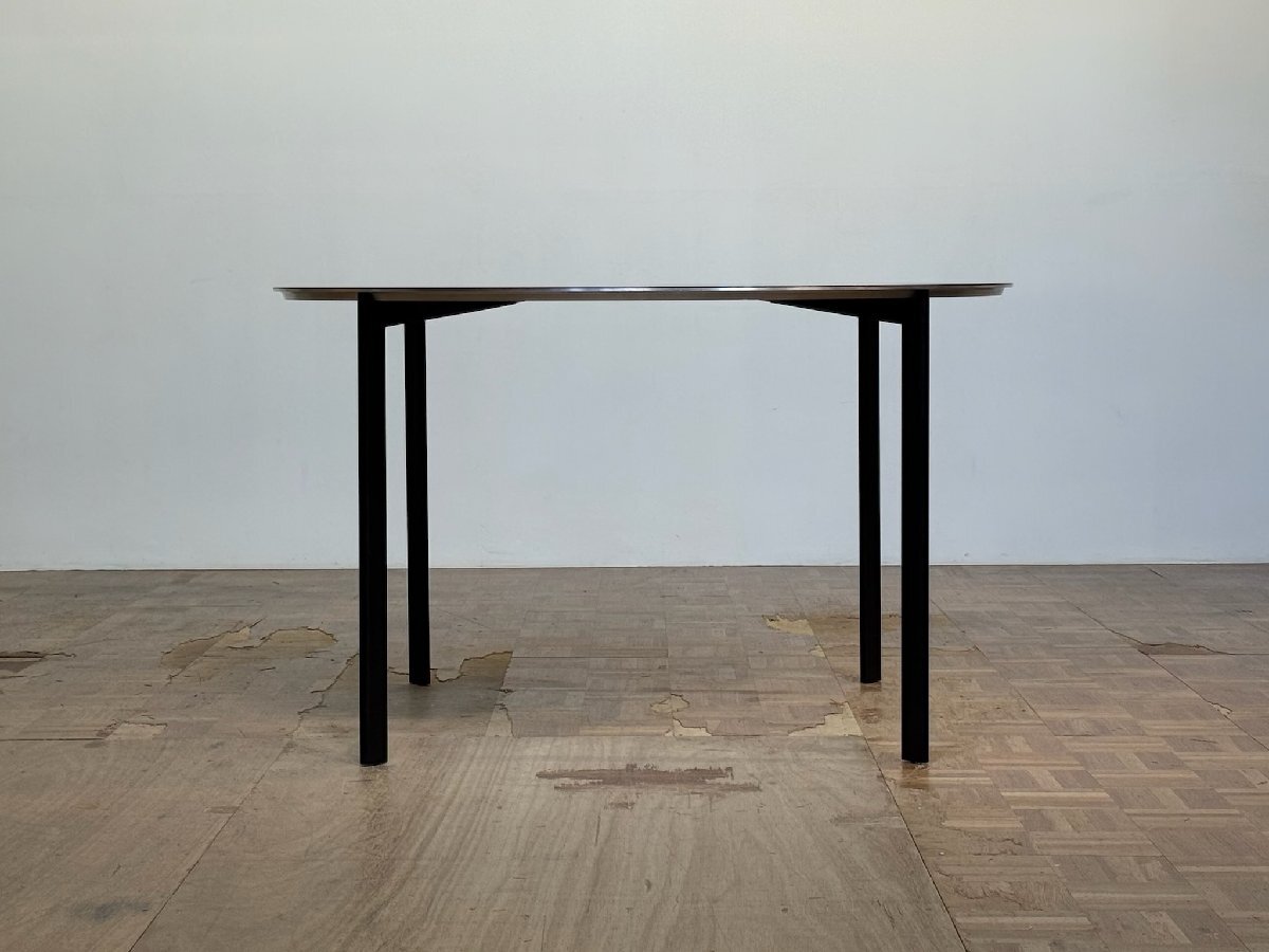 -os01226｜Cassina ixc. 名作 ウォールナット材 RITOMO/リトモ テクノハニカムアルミニウム製 ラウンドダイニングテーブル｜カッシーナ_画像3