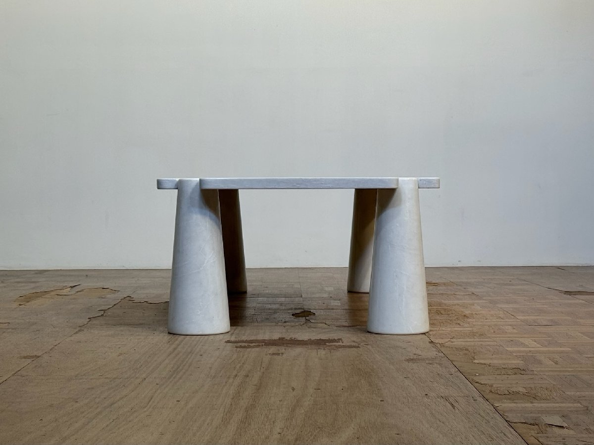 -os01332｜mobilia イタリア1970sヴィンテージ Angelo Mangiarotti カルカッタ大理石製 EROS/エロス マーブルセンターテーブル｜モビリア_画像5