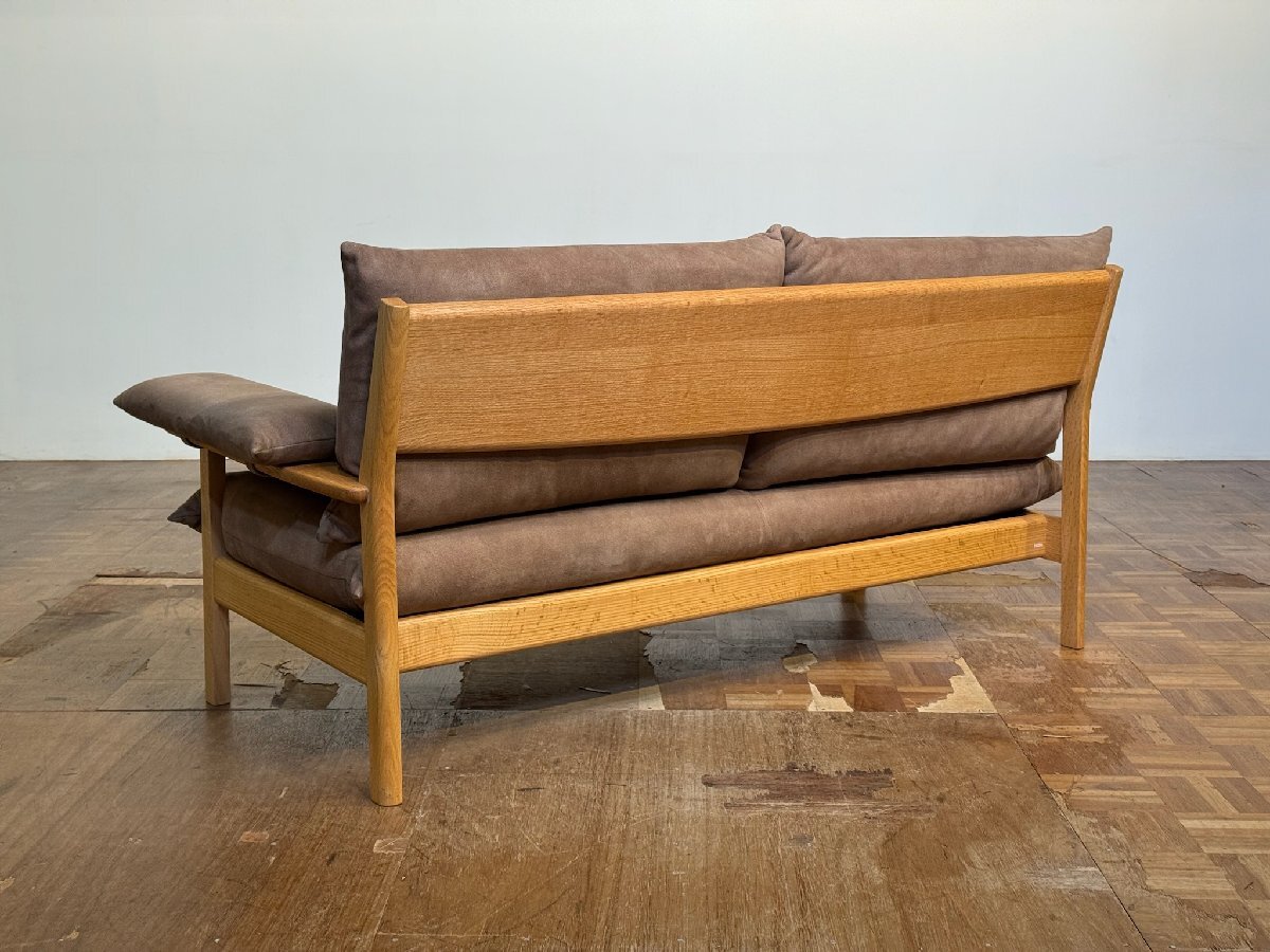 -ts01232l.. промышленность шедевр дуб чистота chigusa/chigsa Triple кожа диван lHIDA IDC большой . мебель Karimoku Karimoku Kashiwa деревообработка actus 