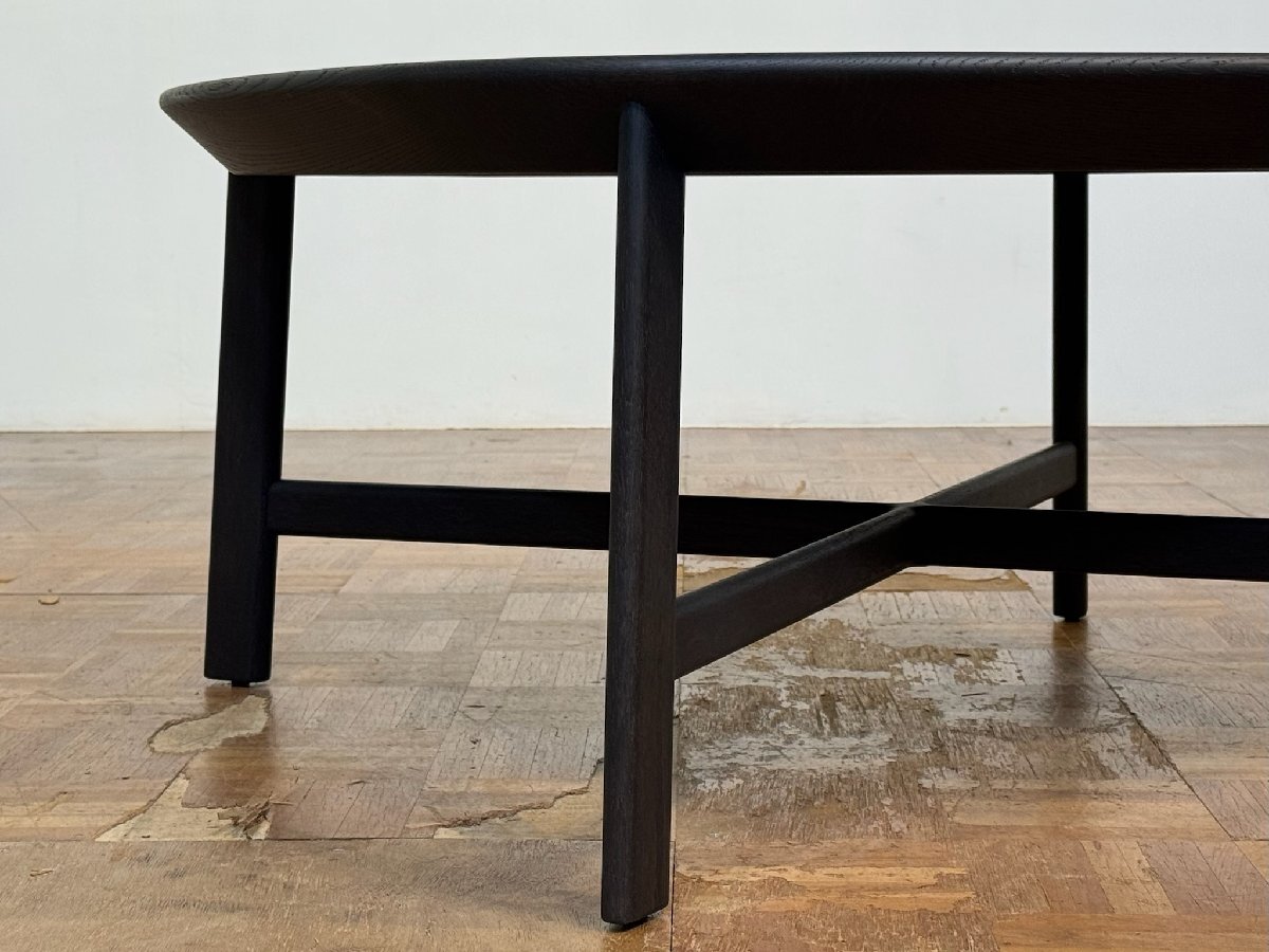 -os0220|arflex 名作 Anna von Schewen オーク無垢 POND/ポンド ウォーターポントガラスセンターテーブル|アルフレックス カッシーナ_画像10