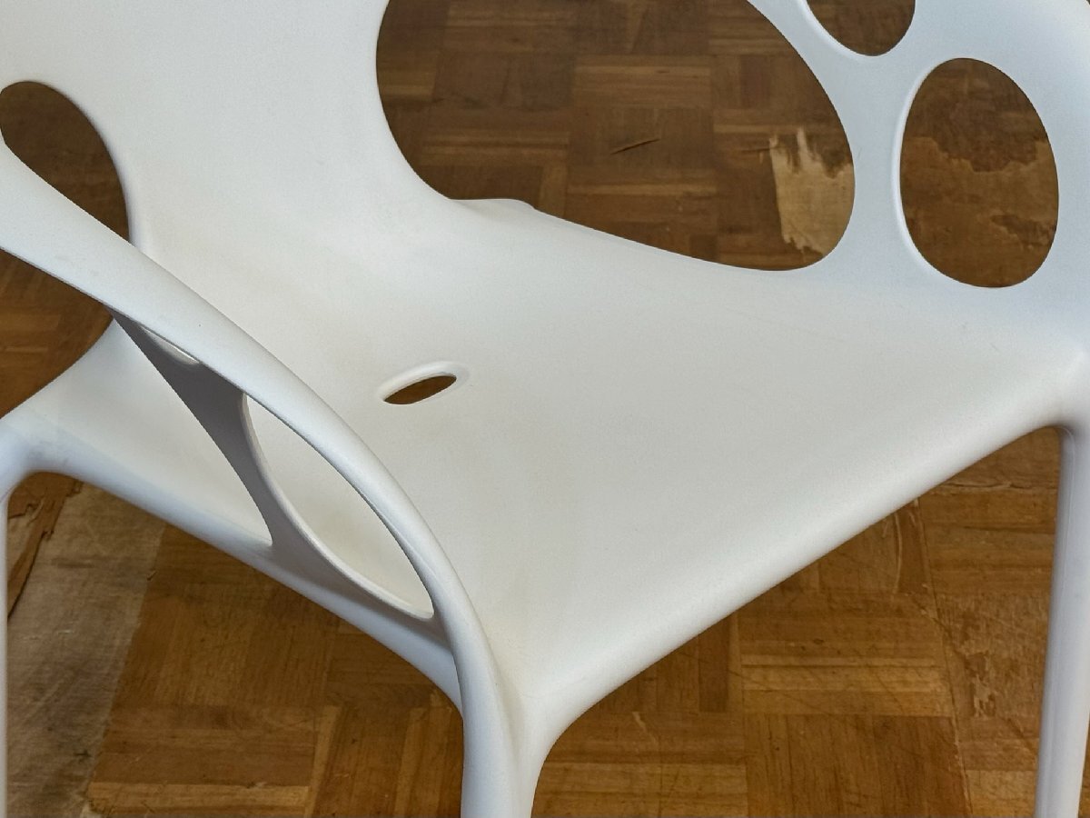 ts0111/｜Cassina ixc. 名作 Ross Lovegrove SUPERNATURAL/スーパーナチュラル アームダイニングチェア×4｜B＆Bイタリア カッシーナ_画像9