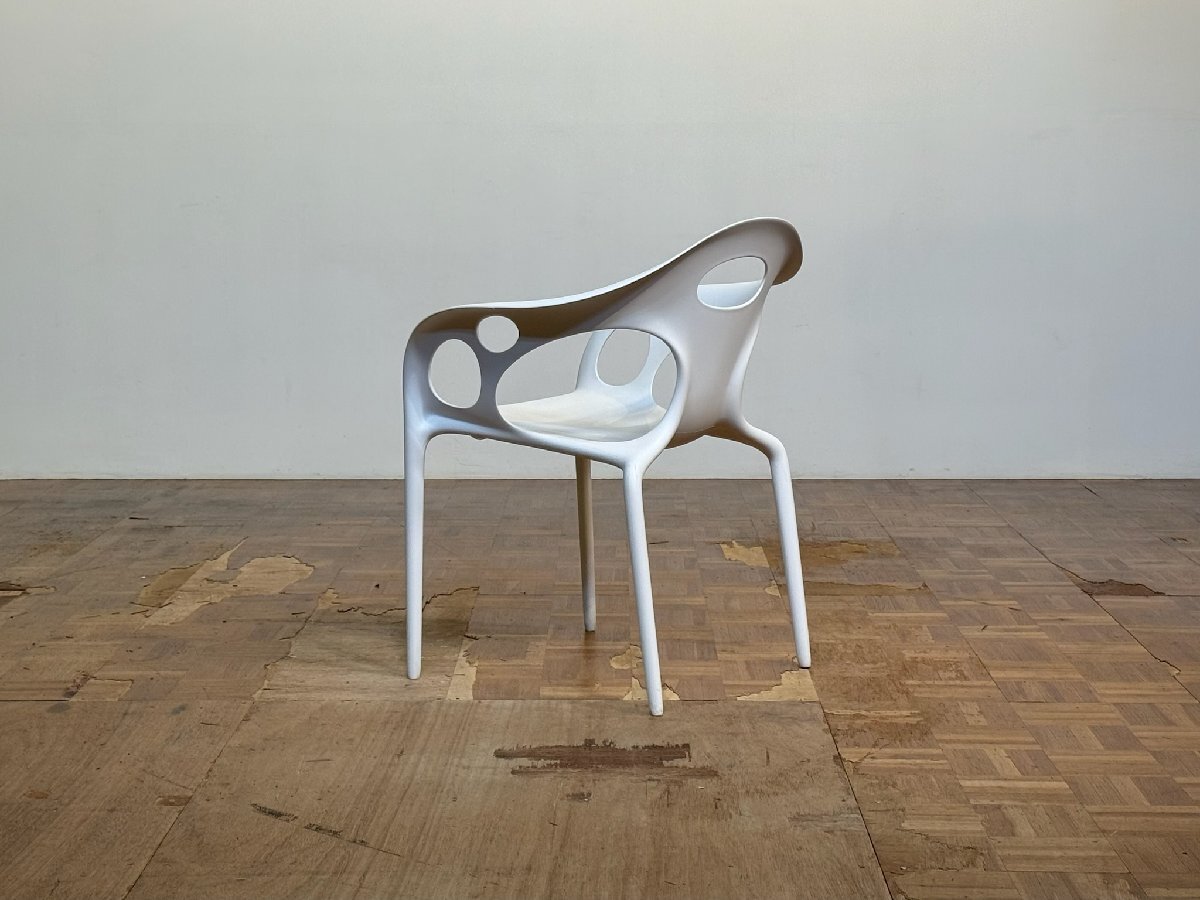 ts0111/｜Cassina ixc. 名作 Ross Lovegrove SUPERNATURAL/スーパーナチュラル アームダイニングチェア×4｜B＆Bイタリア カッシーナ_画像6