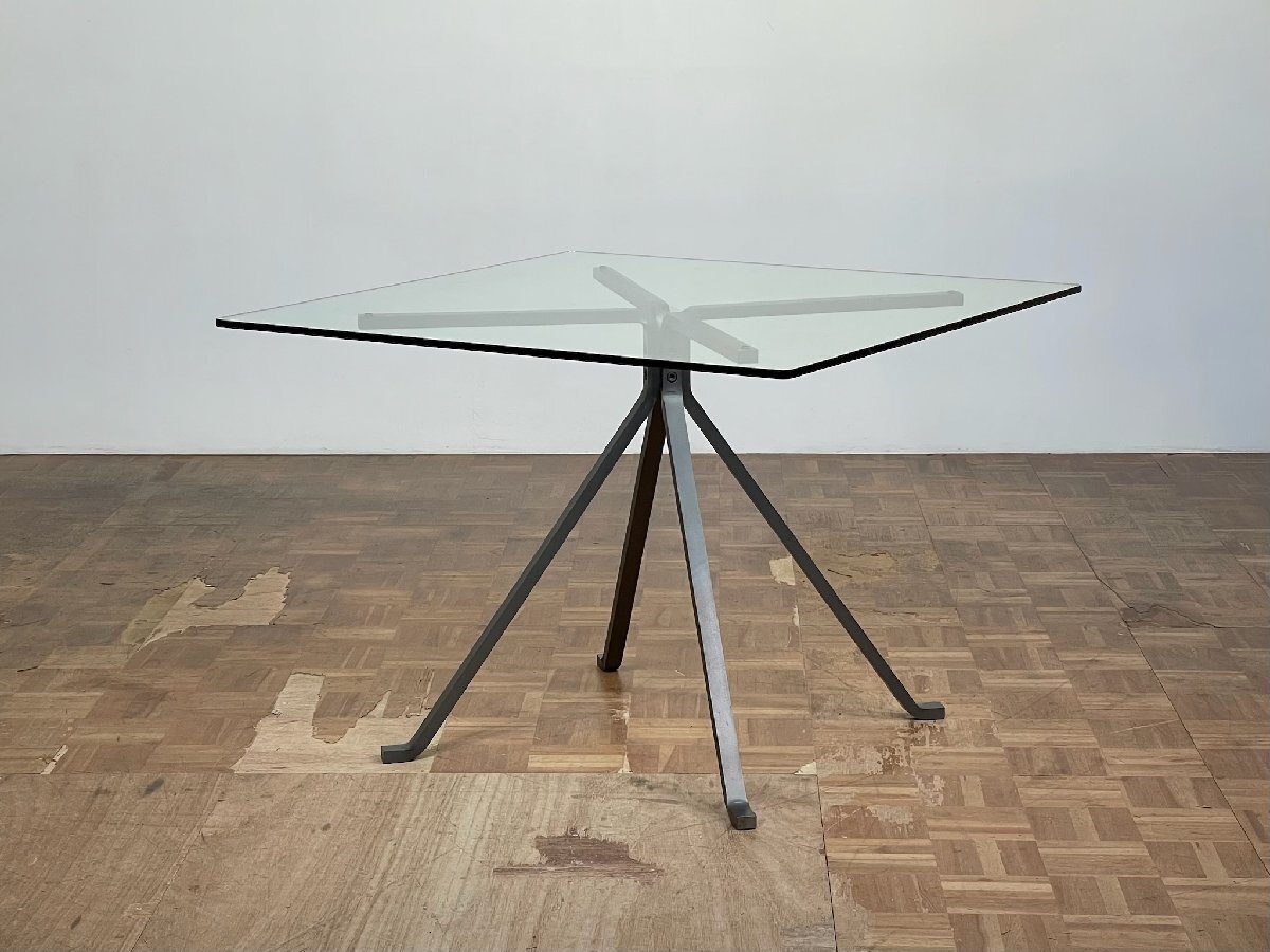 -os554lDriade шедевр Icon Enzo Mari CUGINO/k Gino Minimum стекло обеденный стол lCassina B&B Italia Mid-century 