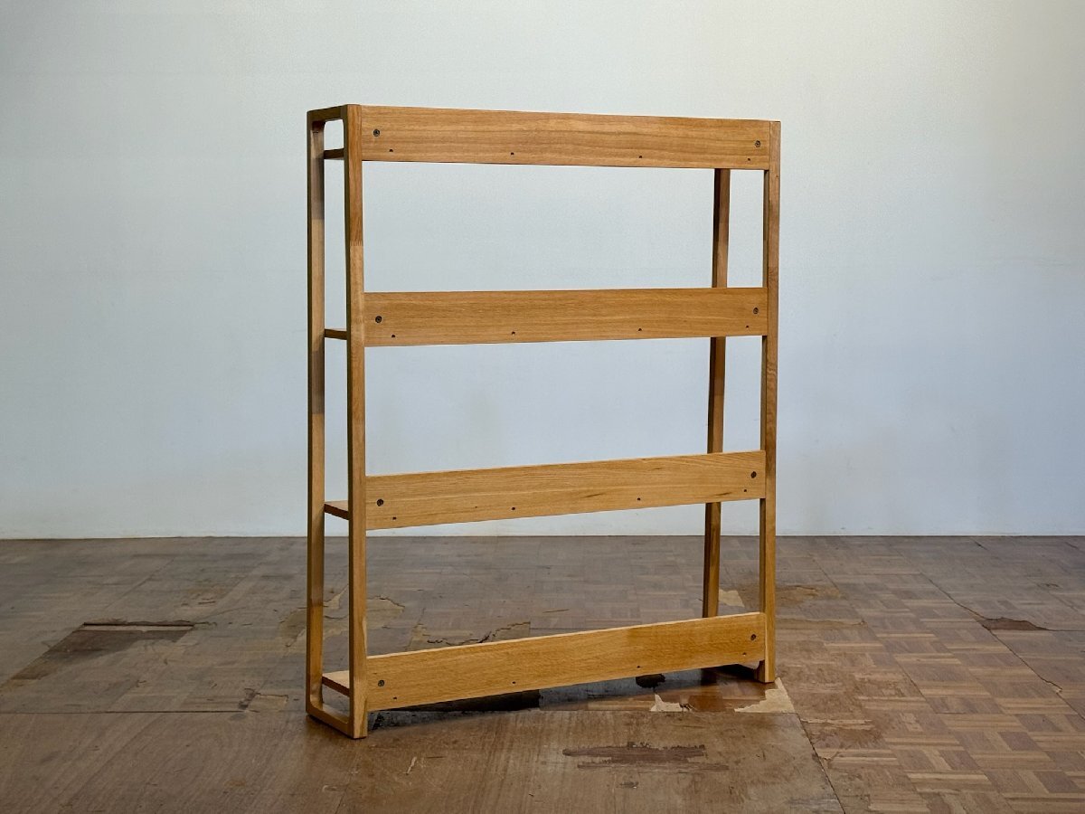 -ts02r1lACTUS дуб чистота Minimum открытый дисплей книжная полка подставка l actus Karimoku Karimoku полка витрины книжный шкаф морщина ne большой . мебель 