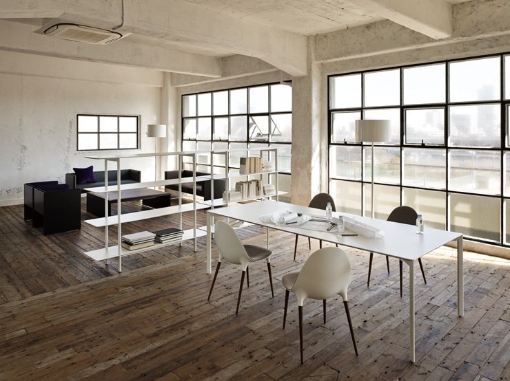 -os01226｜Cassina ixc. 名作 ウォールナット材 RITOMO/リトモ テクノハニカムアルミニウム製 ラウンドダイニングテーブル｜カッシーナ_画像2