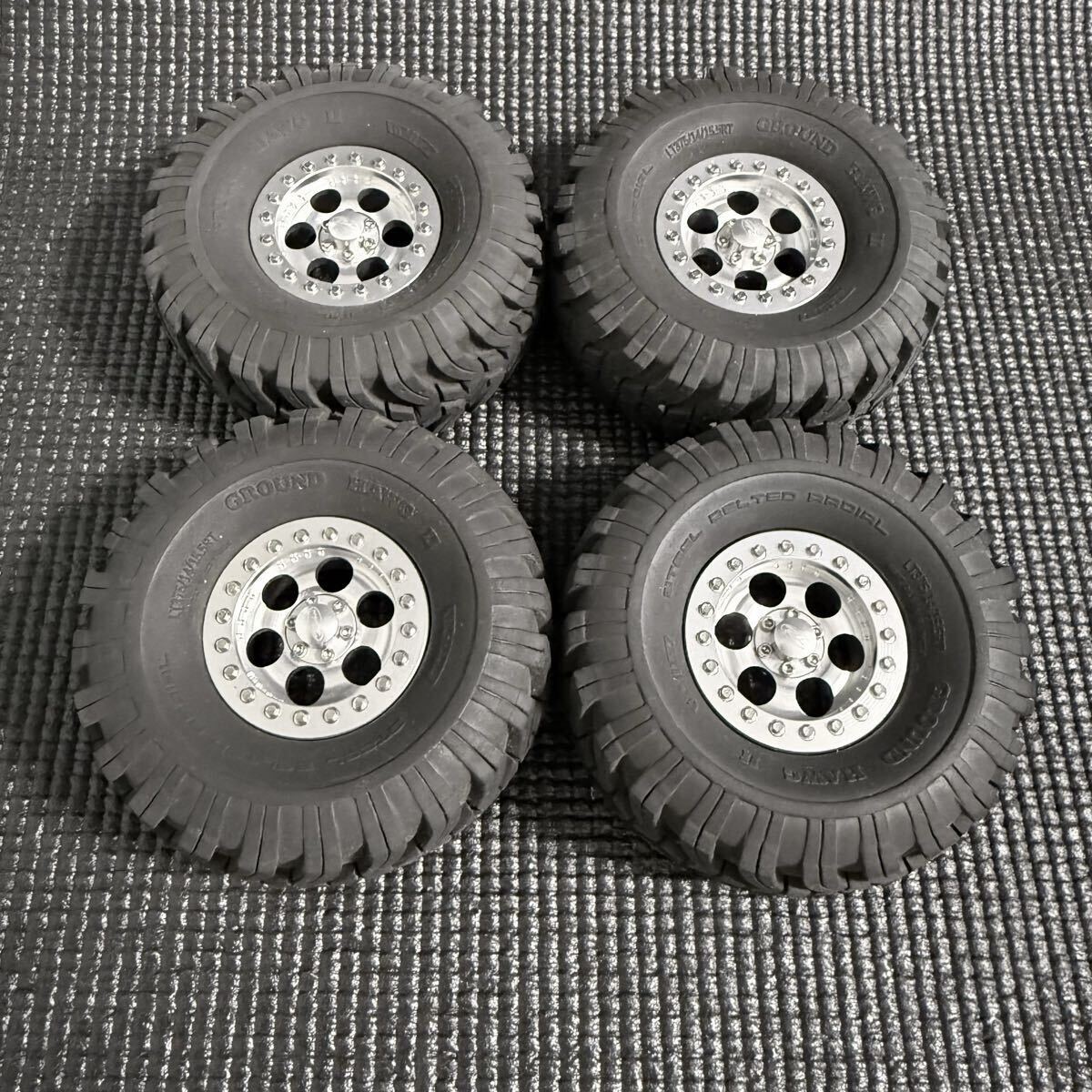 RC4WD Interco グランドホグ II & レースライン リボルバー ビードロックホイール 1.55 セット_画像2