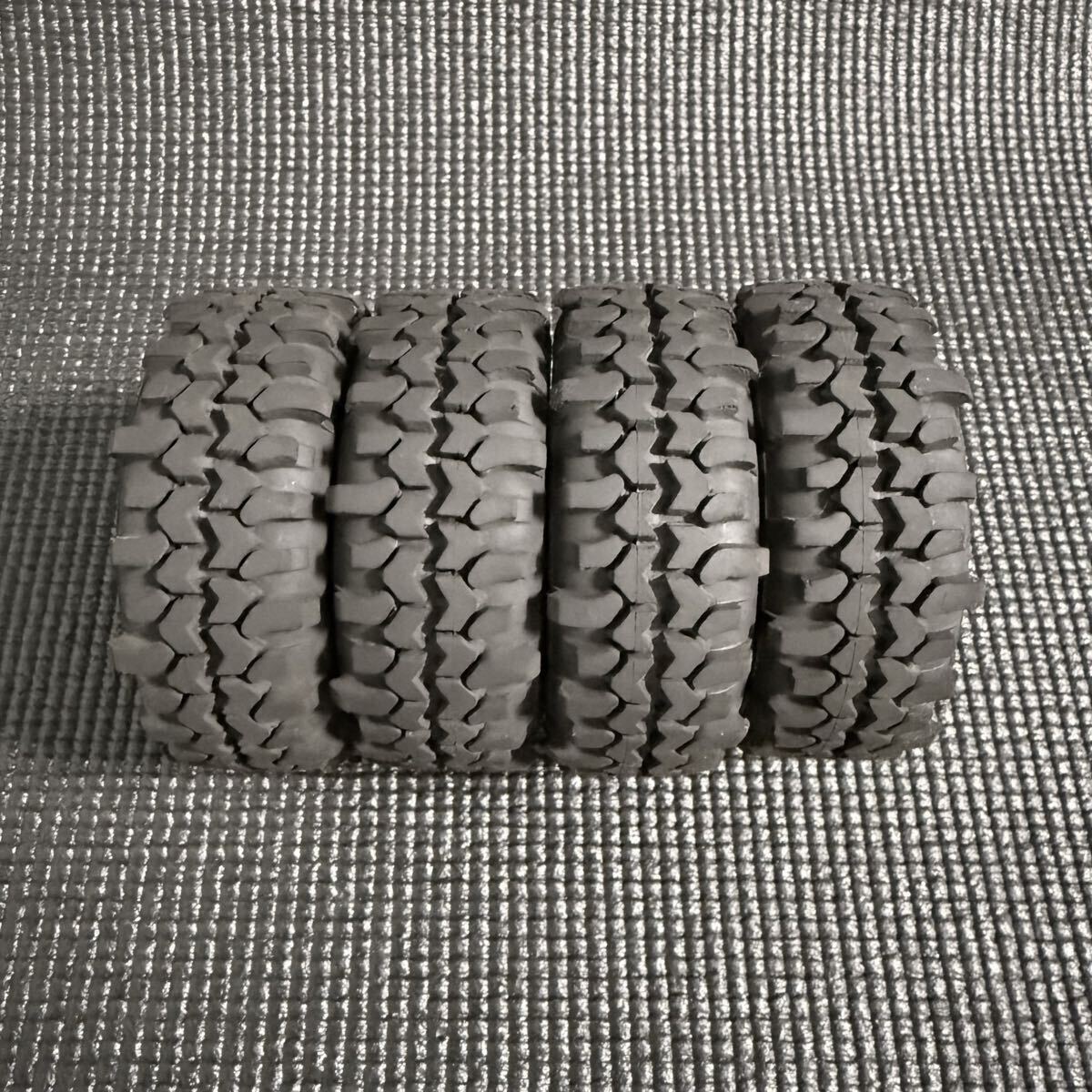 RC4WD Interco TSL SS ナロー & ランディーズ ビンテージ スタンプド スティール ビードロックホイール 1.55 セット_画像4