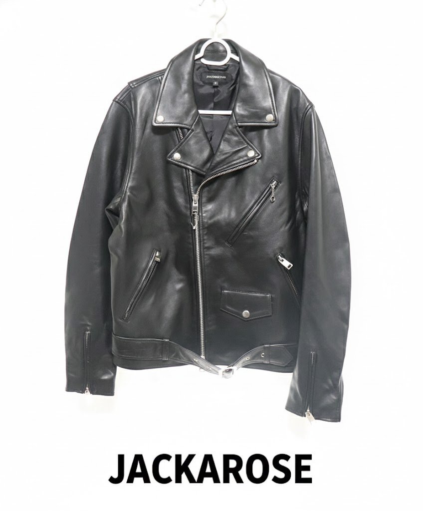 JACKROSEジャックローズ新品メンズレザーライダースジャケット4_画像1