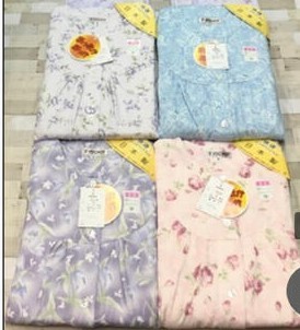 素材にこだわる『日本製』お肌に優しく快適！綿１００%レディース前開きパジャマ(画像から)１組_画像3