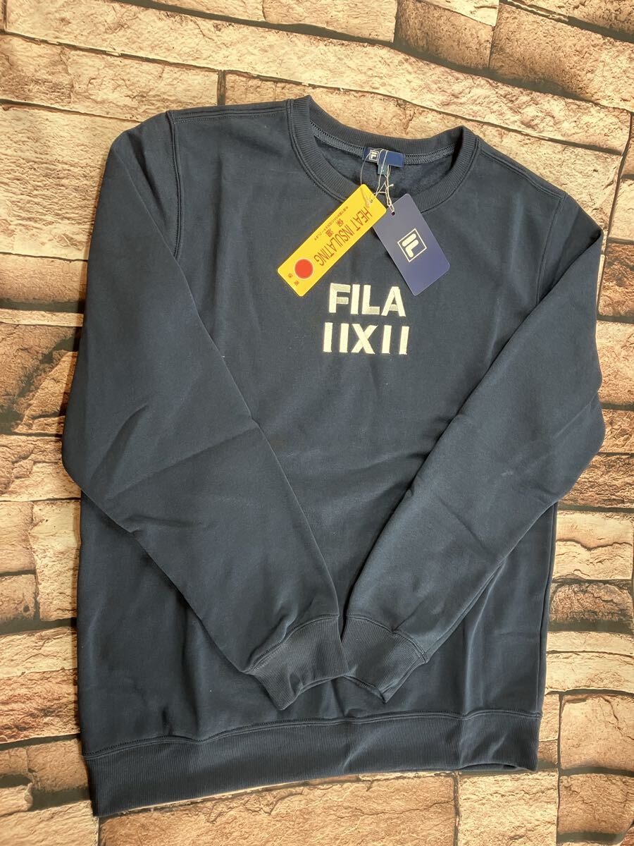 送料無料！【ＦＩＬＡ.ＩＩＸＩＩ】レディース 刺繍ロゴ入り 綿混 裏起毛トレーナー(画像から)１枚定価3,850円が…_画像2