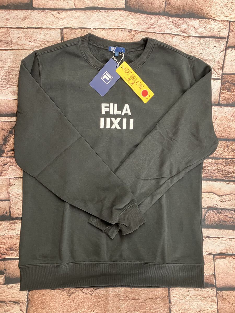 送料無料！【ＦＩＬＡ.ＩＩＸＩＩ】レディース 刺繍ロゴ入り 綿混 裏起毛トレーナー(画像から)１枚定価3,850円が…_画像3