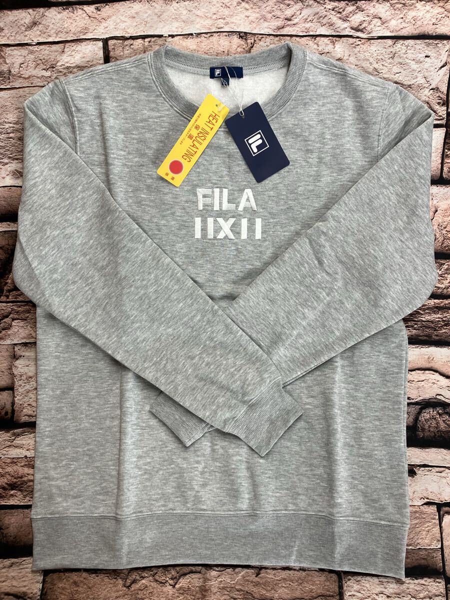 送料無料！【ＦＩＬＡ.ＩＩＸＩＩ】レディース 刺繍ロゴ入り 綿混 裏起毛トレーナー(画像から)１枚定価3,850円が…_画像4