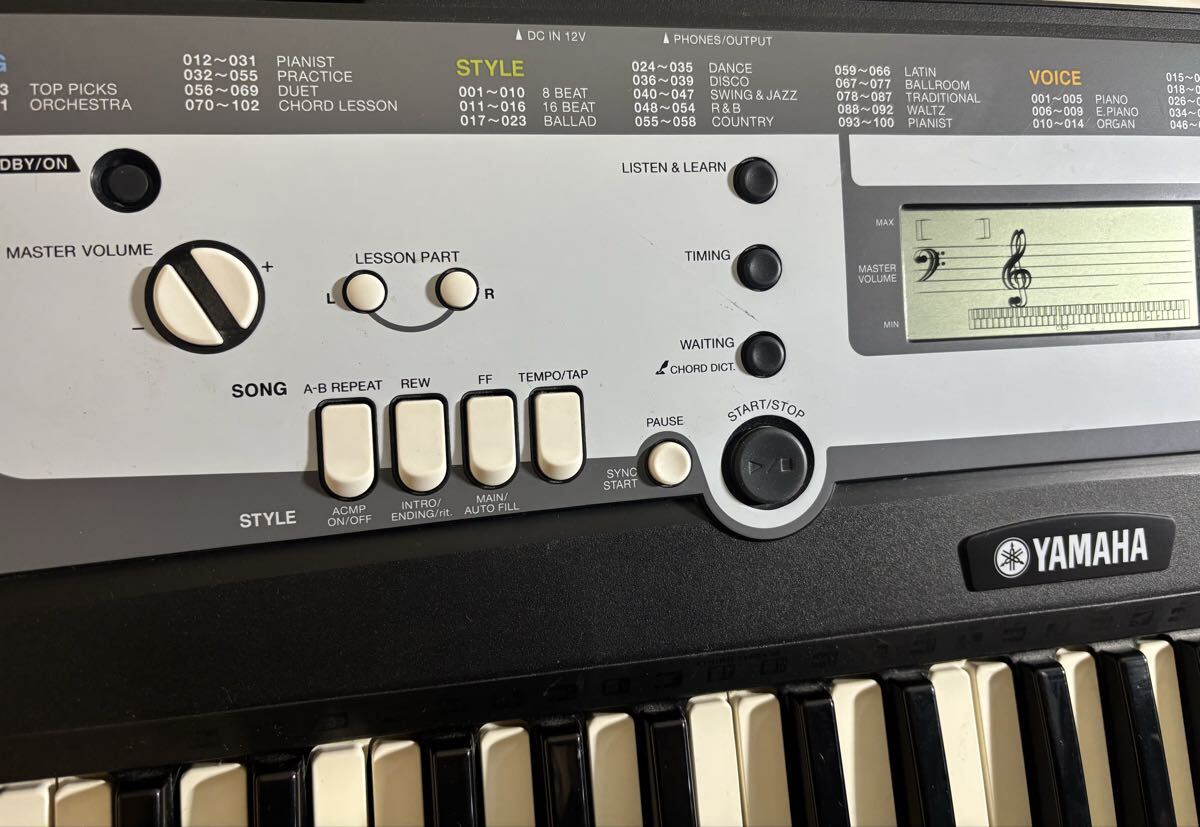 ★格安スタート!送料込み!YAMAHA ポータトーン PSR-E213 ポータブルキーボード PORTATONE 電子キーボード 鍵盤楽器 ヤマハ ☆_画像5