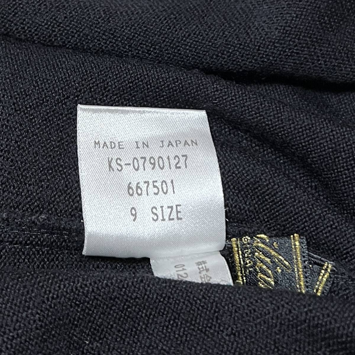 即決 レリアン Leilian レディース ニット カットソー サイズ9 黒 ゆうパケットポスト可 (967597)_画像6