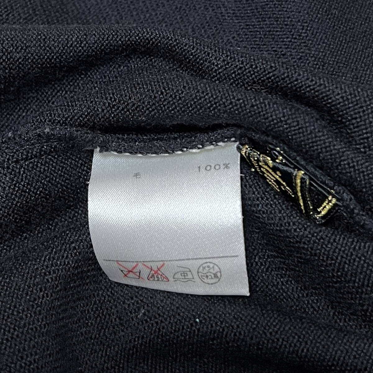 即決 レリアン Leilian レディース ニット カットソー サイズ9 黒 ゆうパケットポスト可 (967597)_画像5