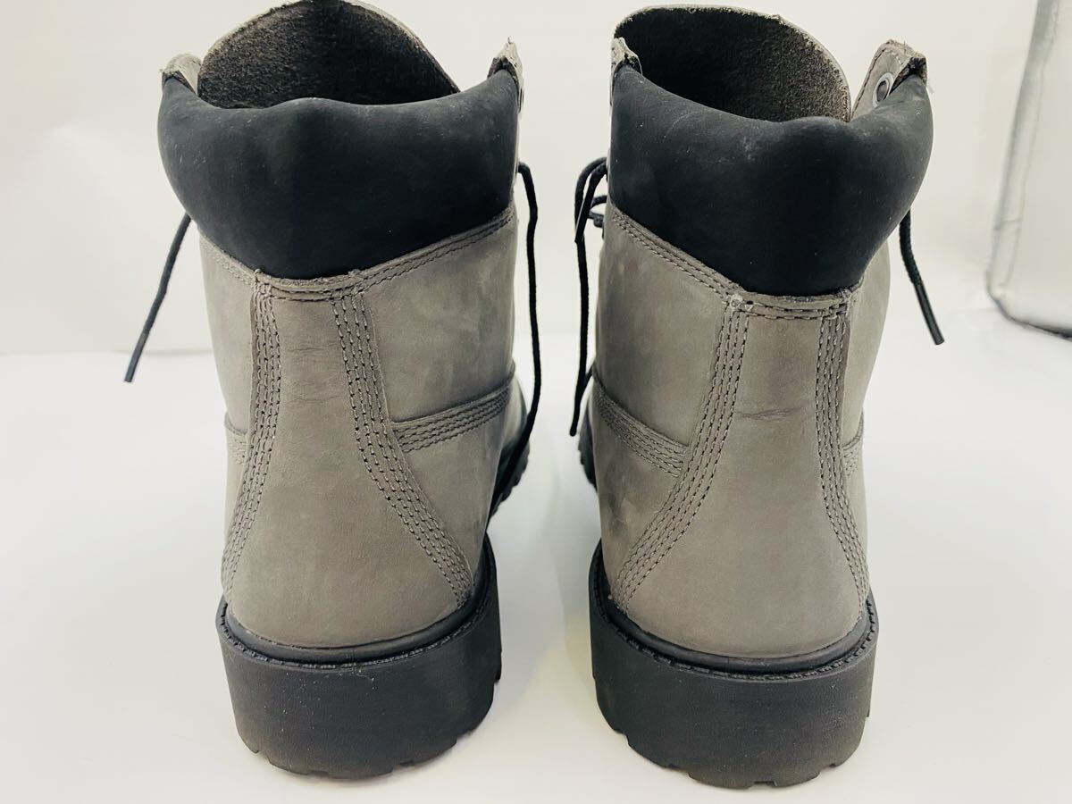 ☆ 美品 Timberland ティンバーランド ブーツ 23cm/GRY スウェード A8598 レースアップブーツ_画像3